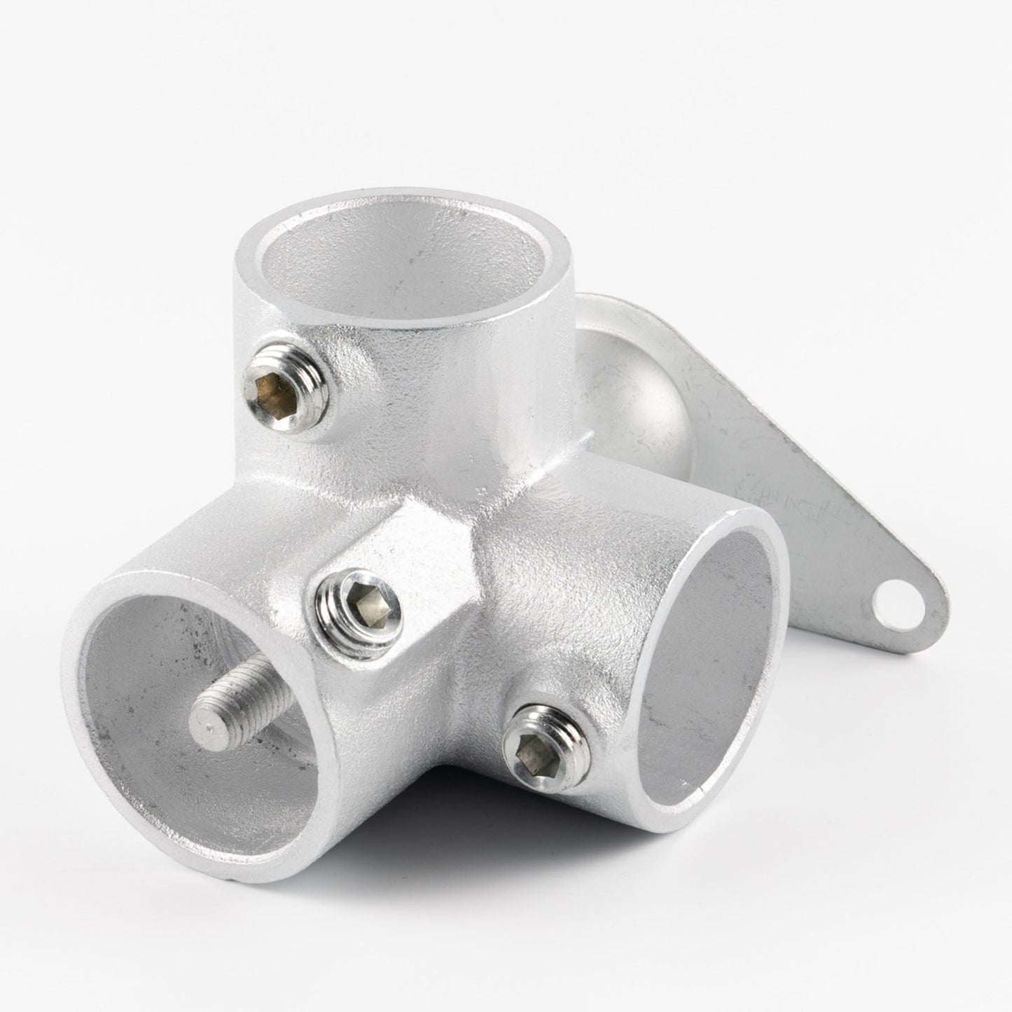 単管用ジョイント金具　Sタイプ　水平調整　アンカー　コーナー型