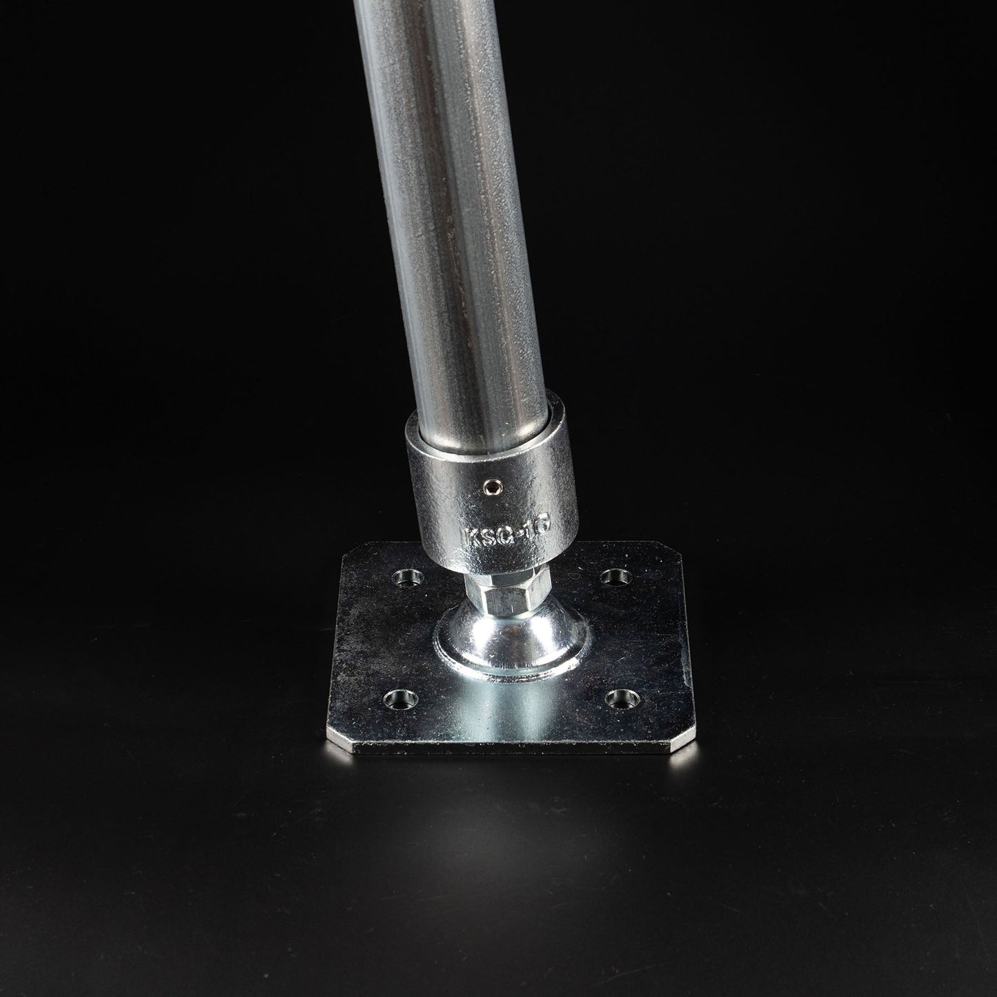 単管用ジョイント金具　Kタイプ　水平調整　ラウンド　重量用スクエア型