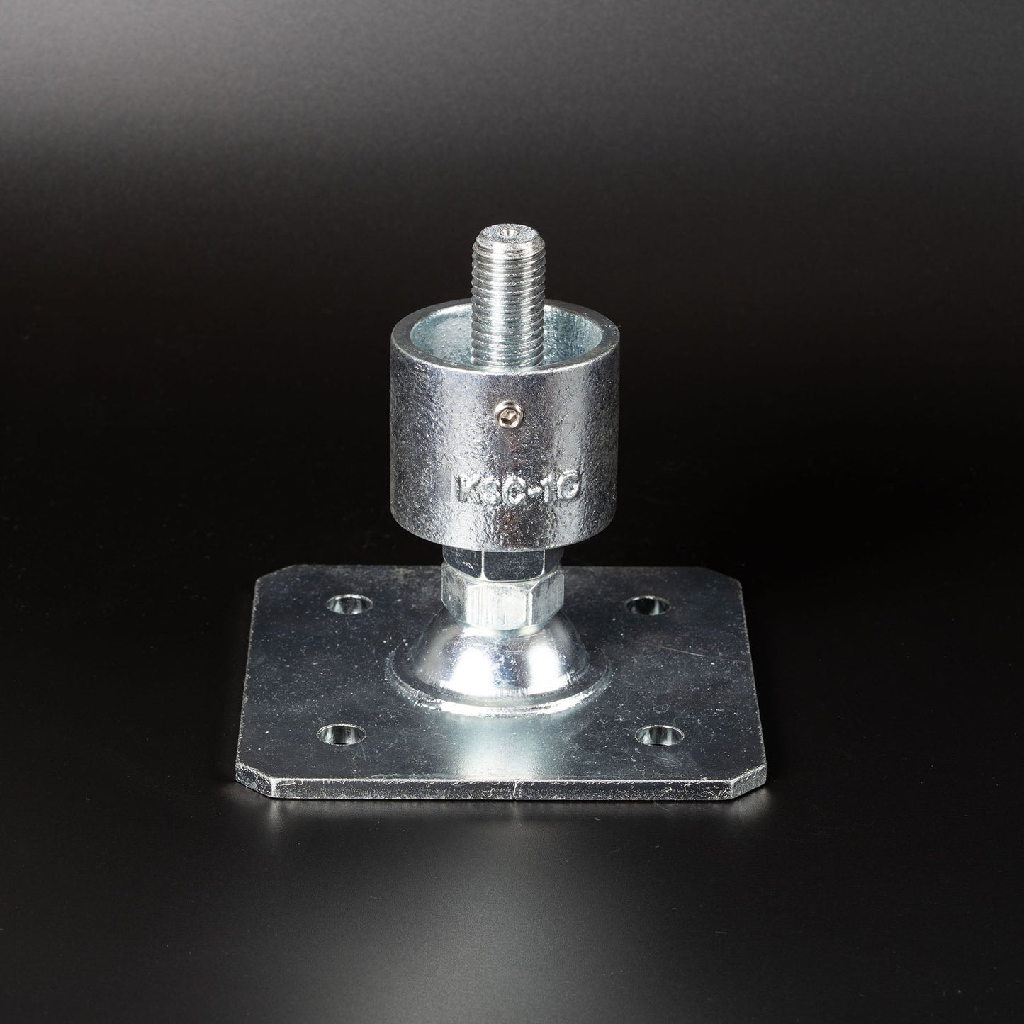 単管用ジョイント金具　Kタイプ　水平調整　ラウンド　重量用スクエア型