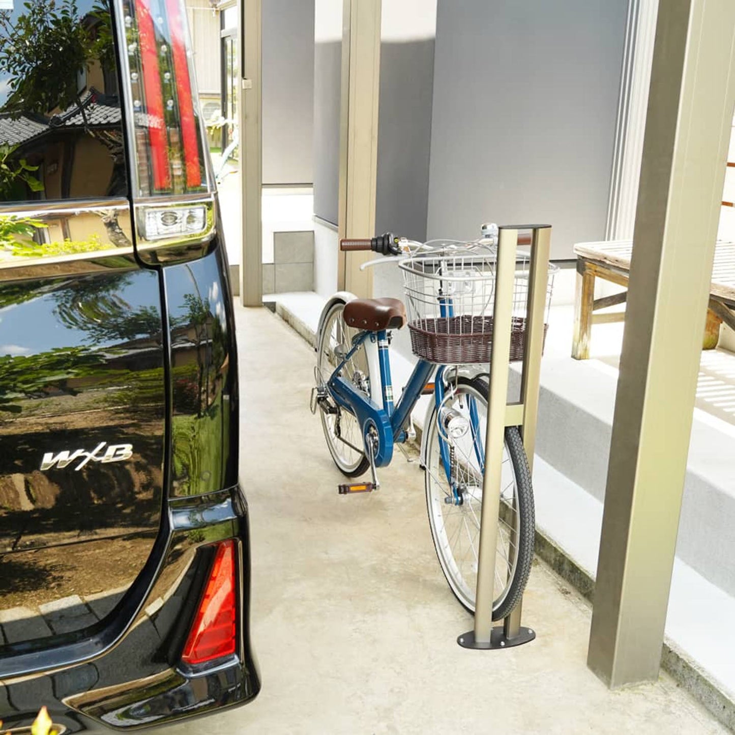 サイクルスタンドS02型（ステン）