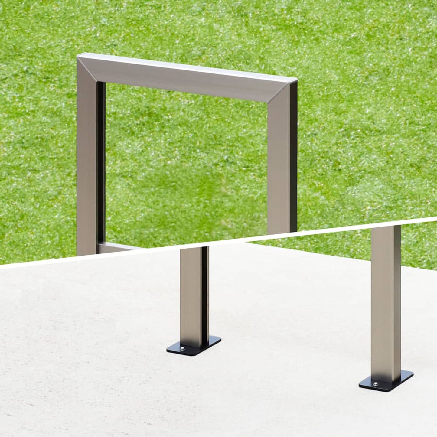 コーナーガードフレームタイプ（ステン）