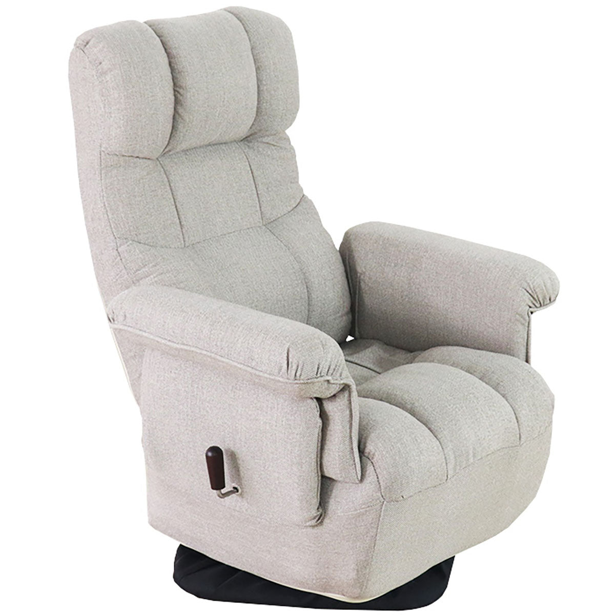 回転高座椅子　ミュート　折り畳み式　アイボリー