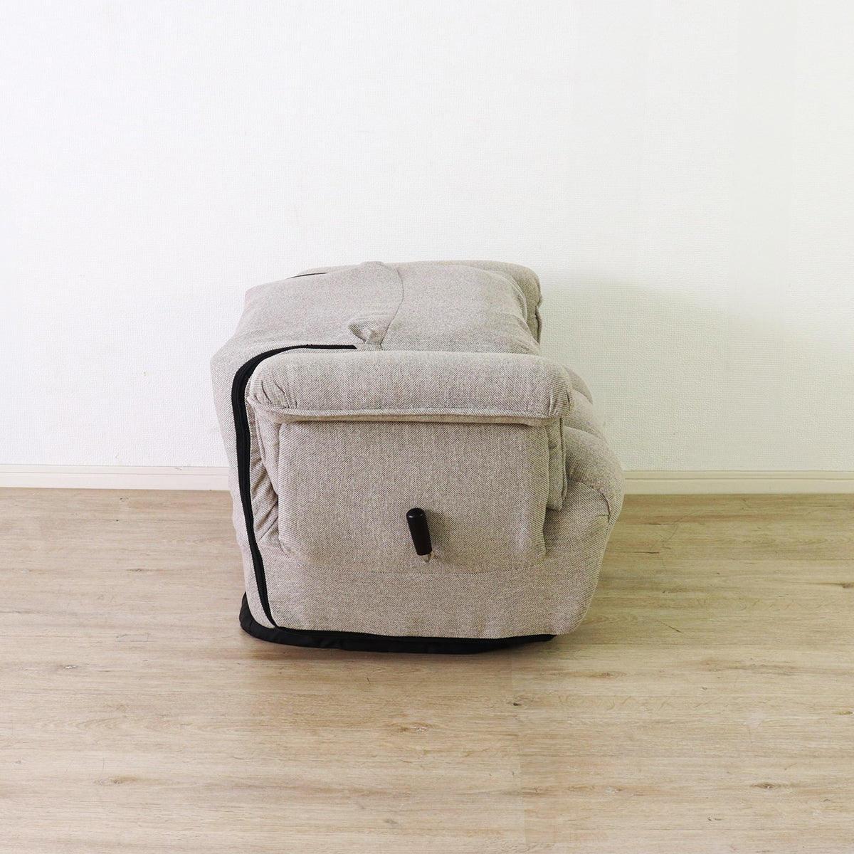 回転高座椅子　ミュート　ワイド　折り畳み式　アイボリー