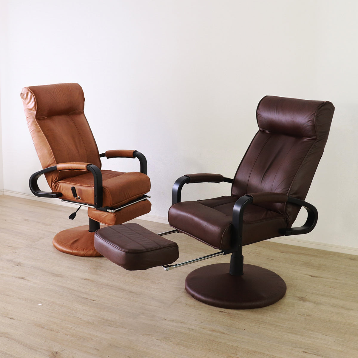 回転リクライニングチェア　フレッソ２　ブラウン