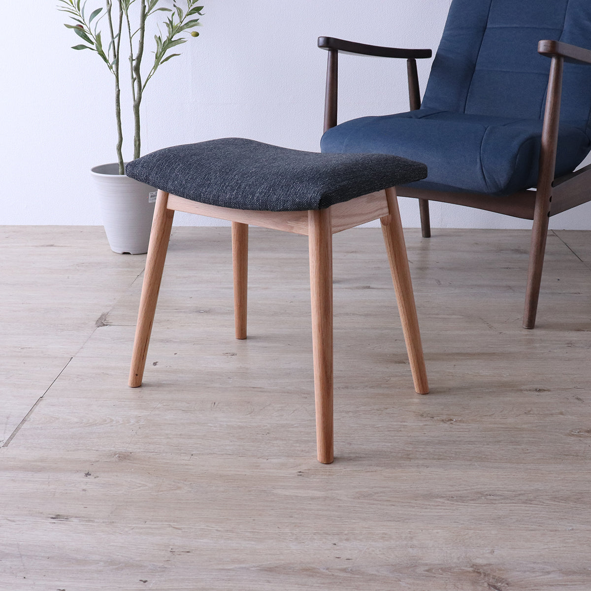 レッドオーク　スツール　ケインズ　ナチュラル