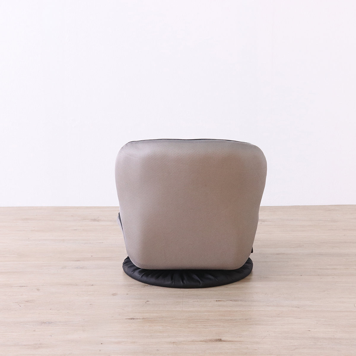 回転フロアチェア　カム　360度回転式　ブラック