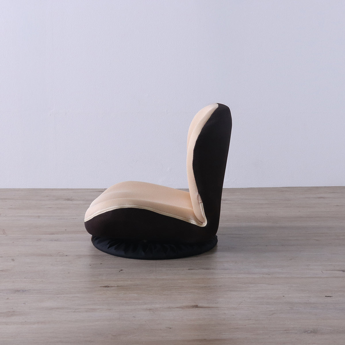 回転フロアチェア　カム　360度回転式　ベージュ