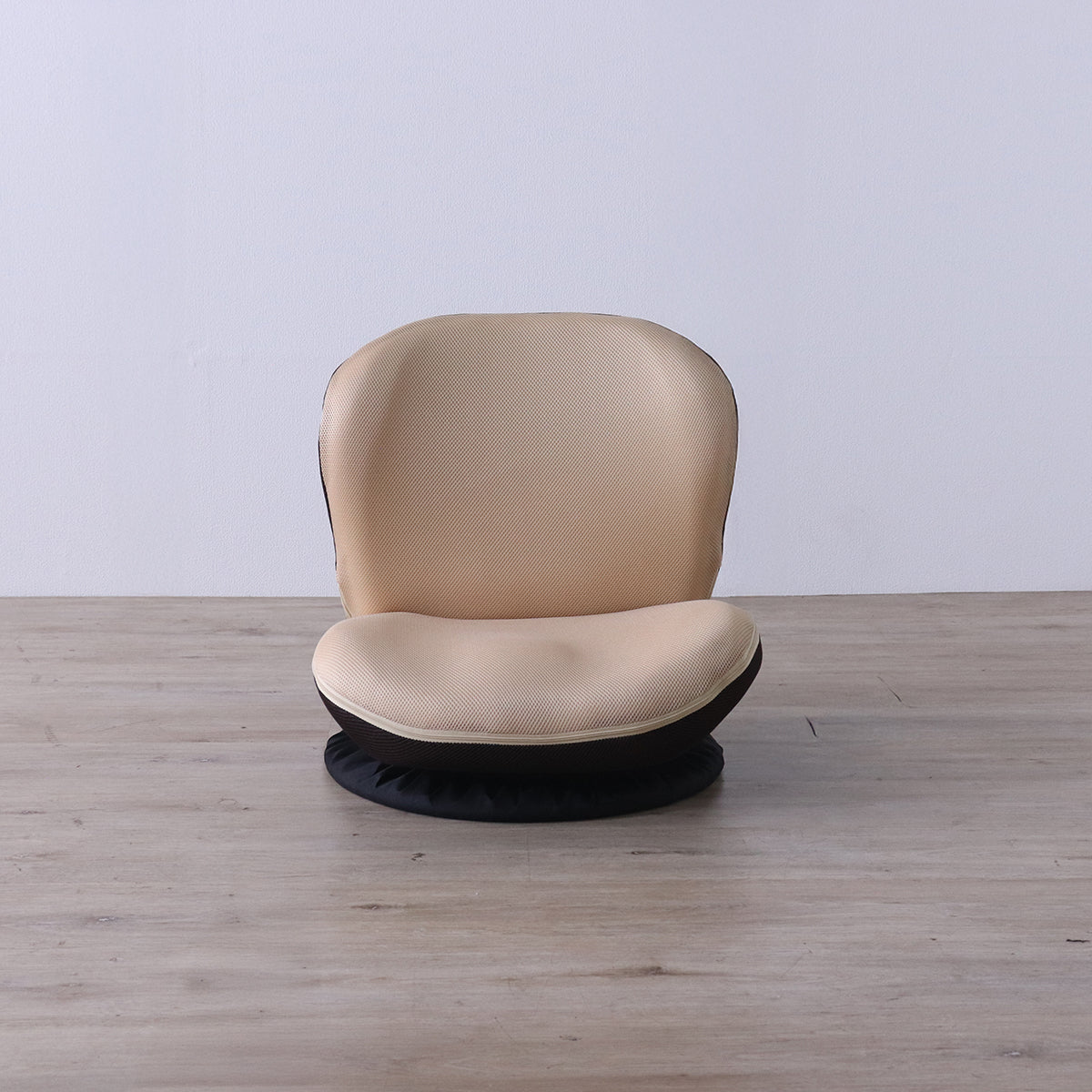 回転フロアチェア　カム　360度回転式　ベージュ