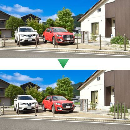 カーポール ベーシックタイプ 全幅320～460cm(ダーク)