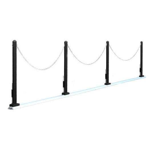 カーポール ベーシックタイプ 全幅320～460cm(ブラック)