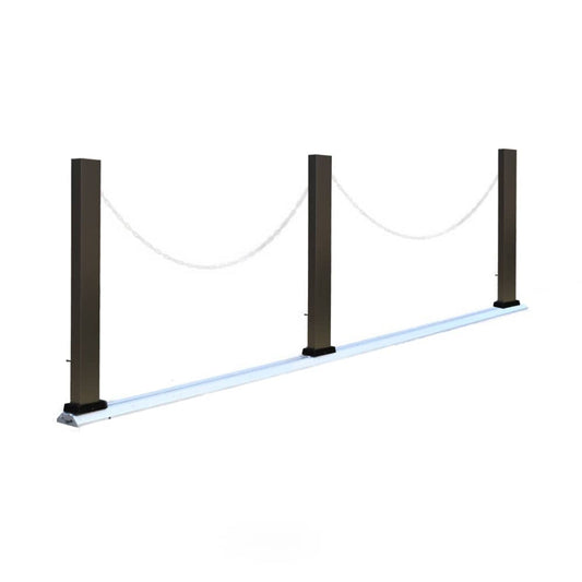 カーポール スクエアタイプ 全幅170～310cm(ダーク)