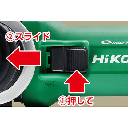 【ハイコーキ】36Ｖ コードレスグラインダ アグレッシブグリーン G3610DC(2XPZ)