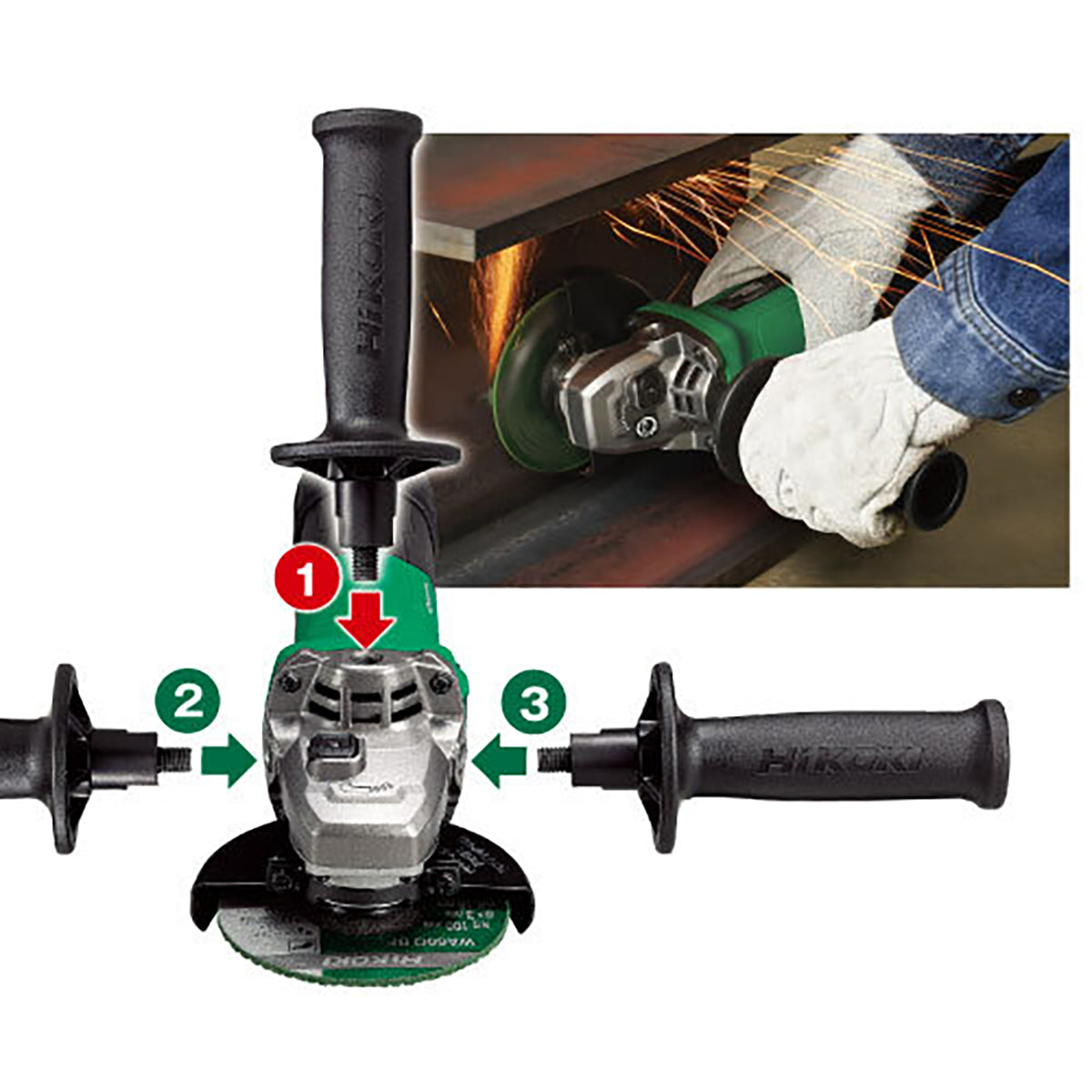 【ハイコーキ】グラインダ　G10VE2 100V