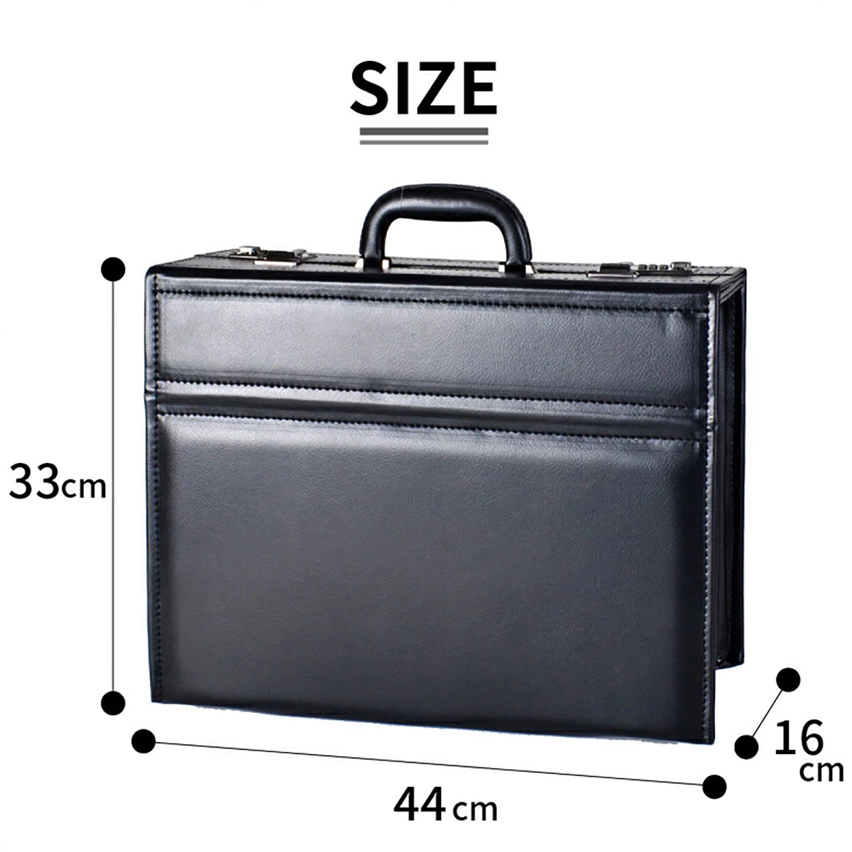 ROBERT KLEIN (ロバートクライン) パイロットケース 8713 ブラック