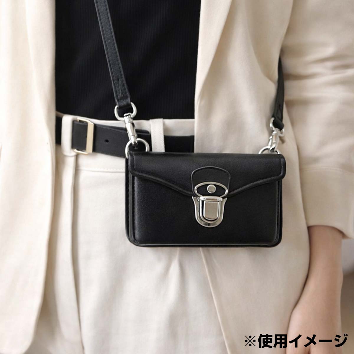 【革鳴】２ｗａｙクラシックポーチ・ミニ