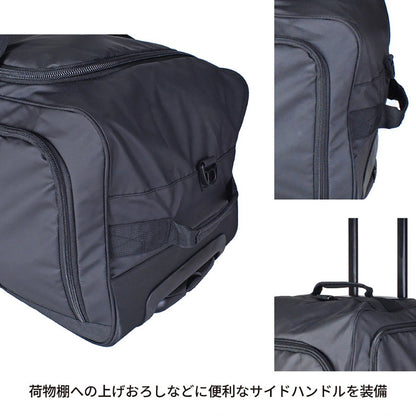 Number ボストンキャリー 75L ブラック/シルバー 61000