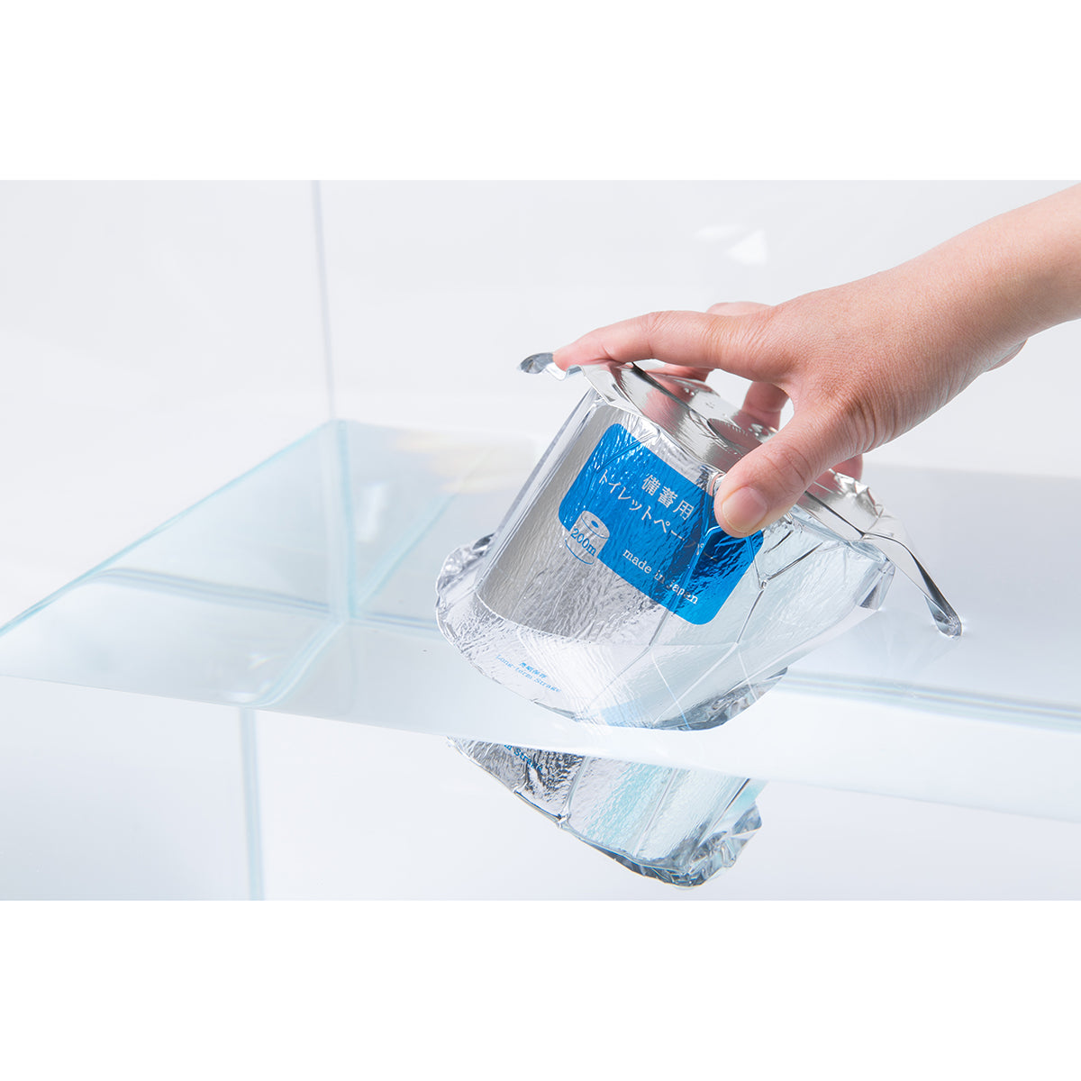 10年保証備蓄用 トイレットペーパー 200m個包装 4ロール入りBOX