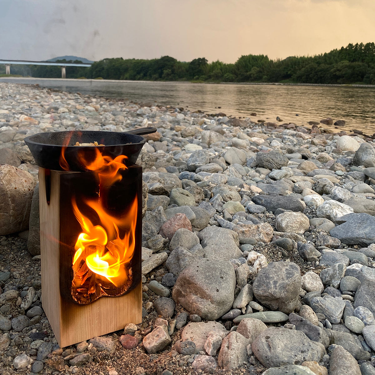 もこん炉　スマホスタンド　植木スタンド　L