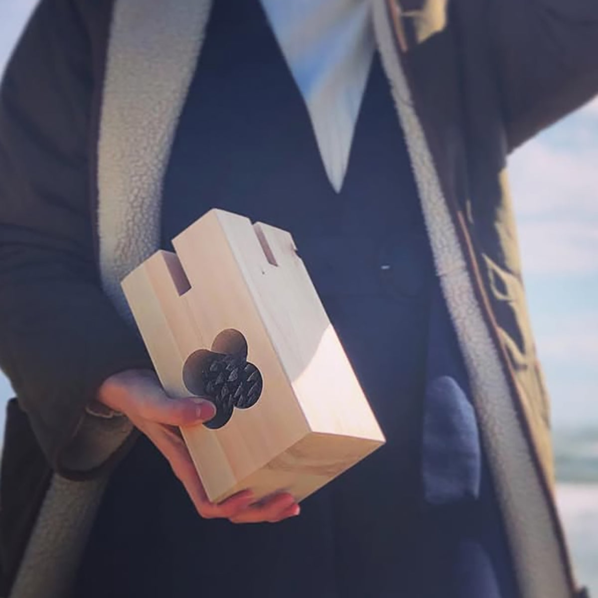 もこん炉　スマホスタンド　植木スタンド　L