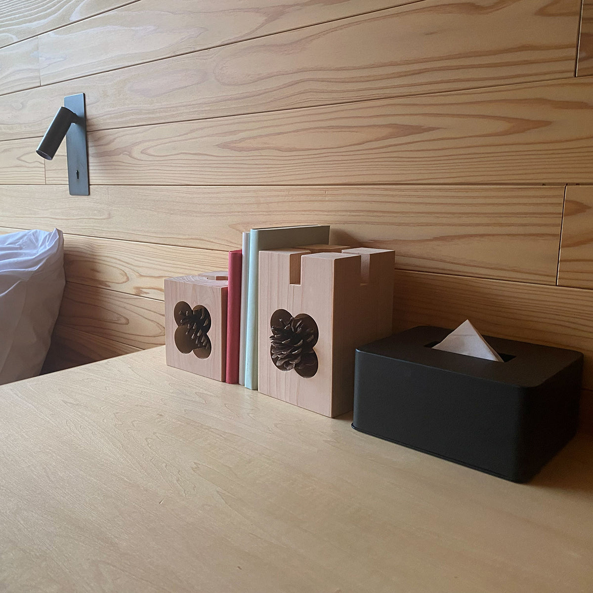 もこん炉　M＆S　２個入り　ブックエンド仕様