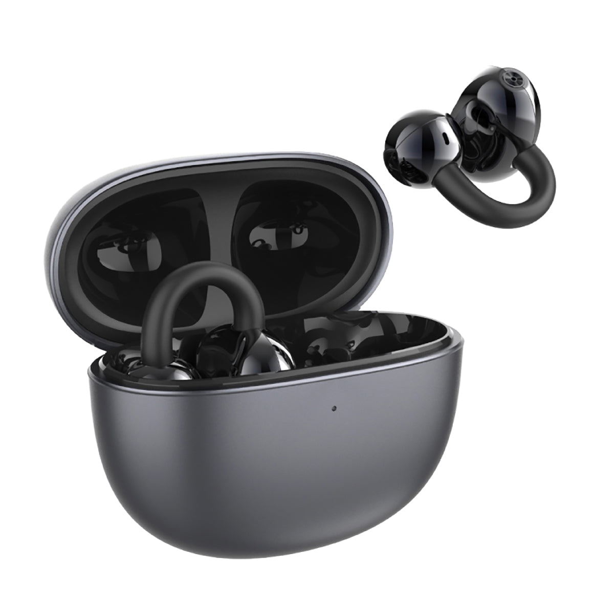オープンイヤーイヤホン OWS 空気伝導 ワイヤレス Bluetooth5.4 イヤーカフ型 耳を塞がない 快適装着 Type-C充電
