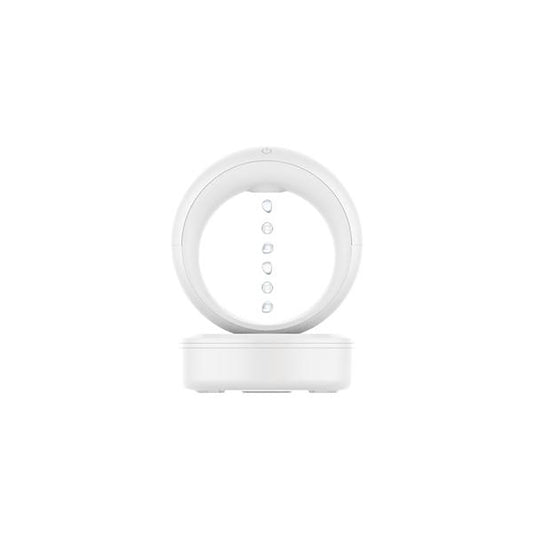 反重力デザイン 加湿器 680ml 超音波式 空焚き防止 LEDライト付き 卓上 おしゃれ USB給電 3モード切替 ホワイト