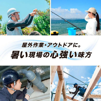 ヘルメット専用ダブルファン ヘルメットファン 作業用ファン 送風機 熱中症対策 可動式アーム 首掛けファン ネックファン 現場作業 作業ヘルメット 夜間ライト 工事現場 冷却ファン 充電式ファン