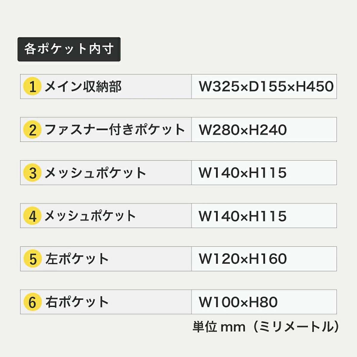 非常用防災リュック　23L　防水仕様・反射板付