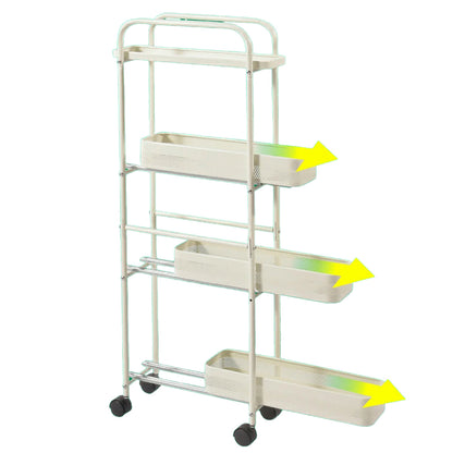 スリム収納ラック 幅16〜23.7cm 隙間収納 高さ96cm