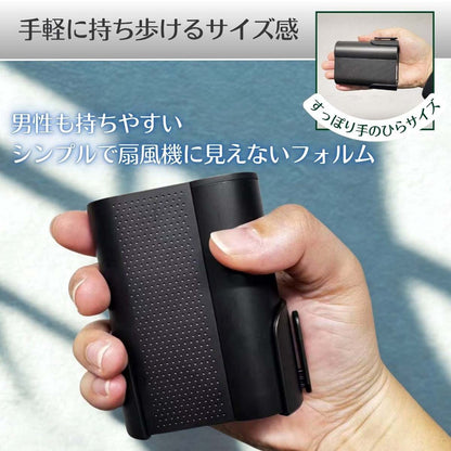 ベルトファン（グリーン）　73×42×88mm