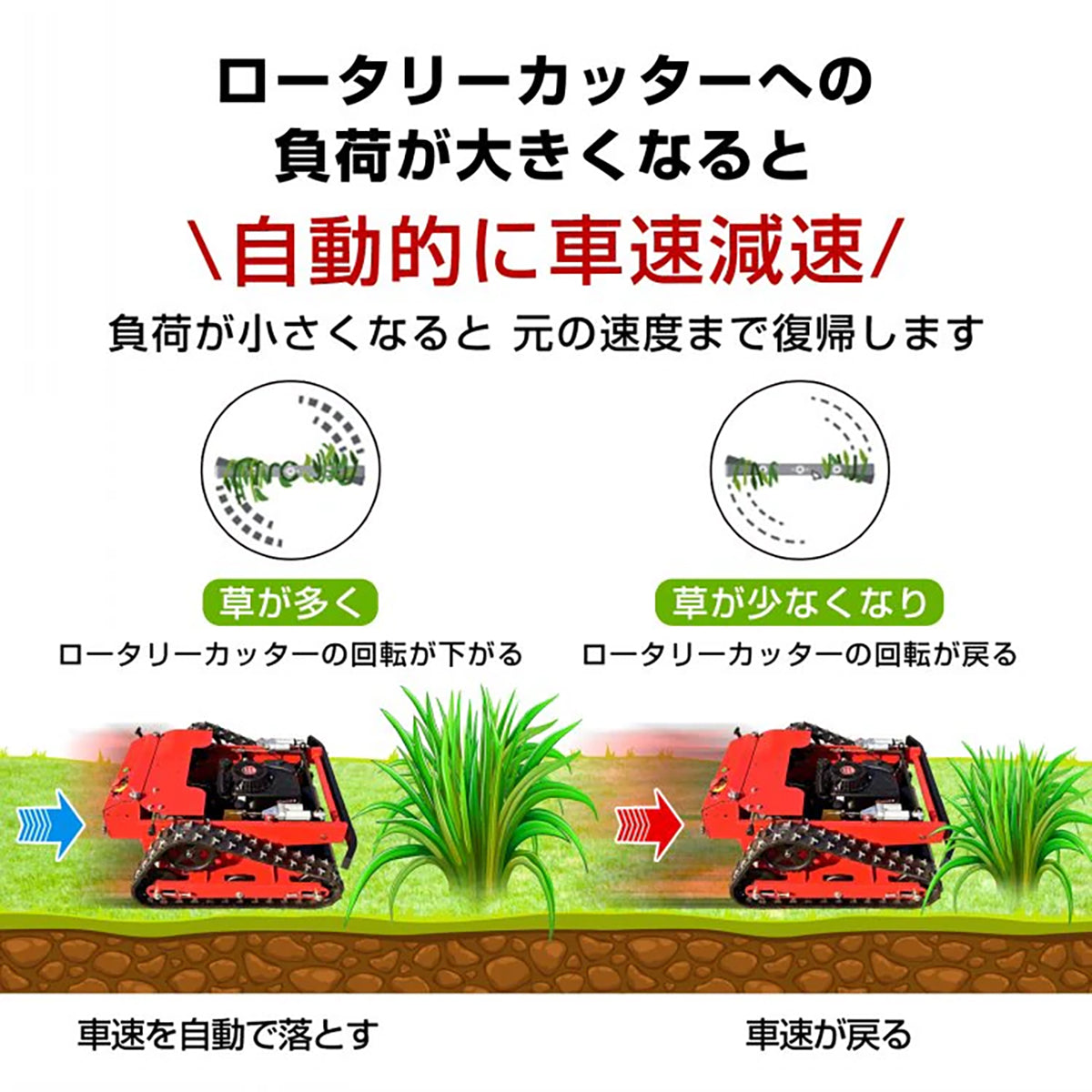 ラジコン草刈り機