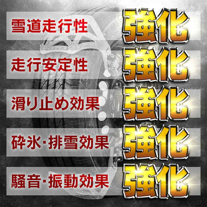 タイヤチェーン タイヤ2本分入り イエロー