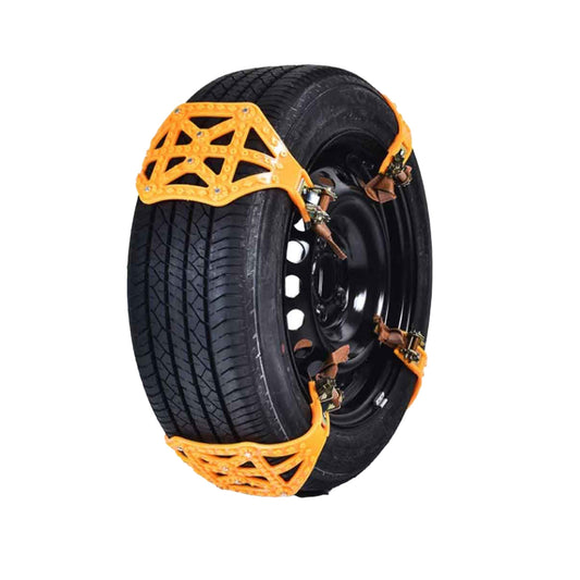 タイヤチェーン タイヤ2本分入り イエロー