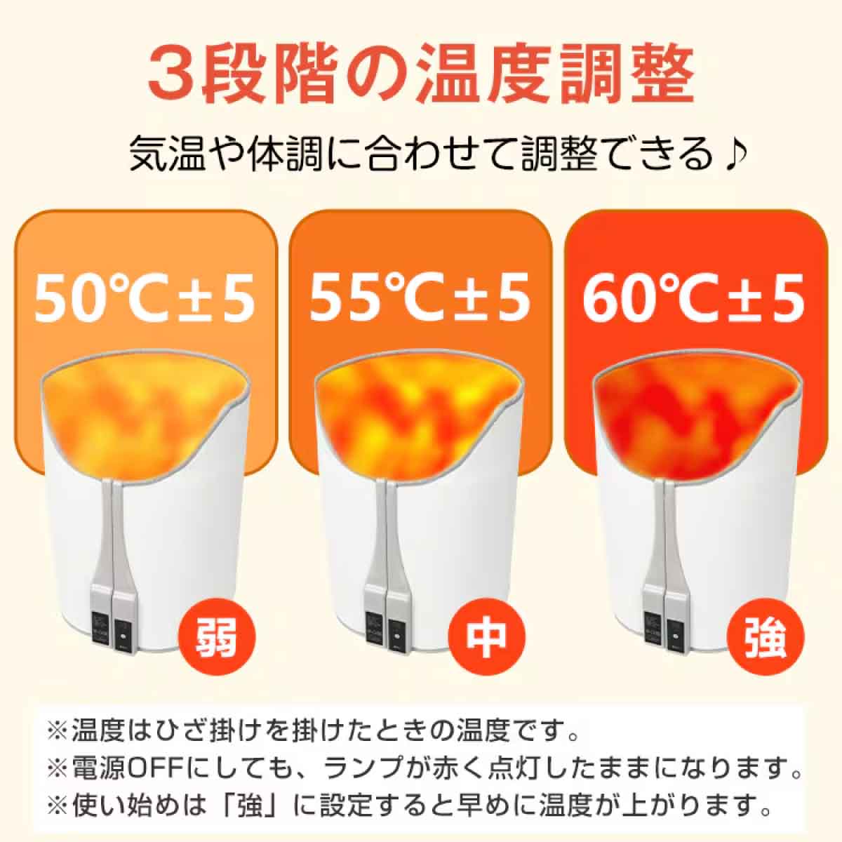 ラウンド型 パネルヒーター Type6 ホワイト