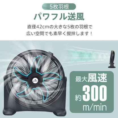 サーキュレーター 扇風機 直径51cm