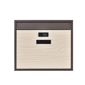 壁掛けポスト ナチュラル　横型