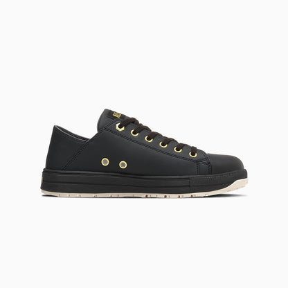 【CONVERSE】ALL STAR PS II BB OX オールスター スニーカー 安全靴 BLACK/GOLD 23cm～30cm