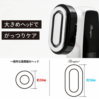 多機能美顔器 BEAPRO 正規品 美顔ローラー 男 美顔器 マイクロカレント 美顔 メンズエステ 男性用美顔 小顔 美肌 目元 口元 マッサージ フェイスケア イオン マイクロカレント 冷却ケア