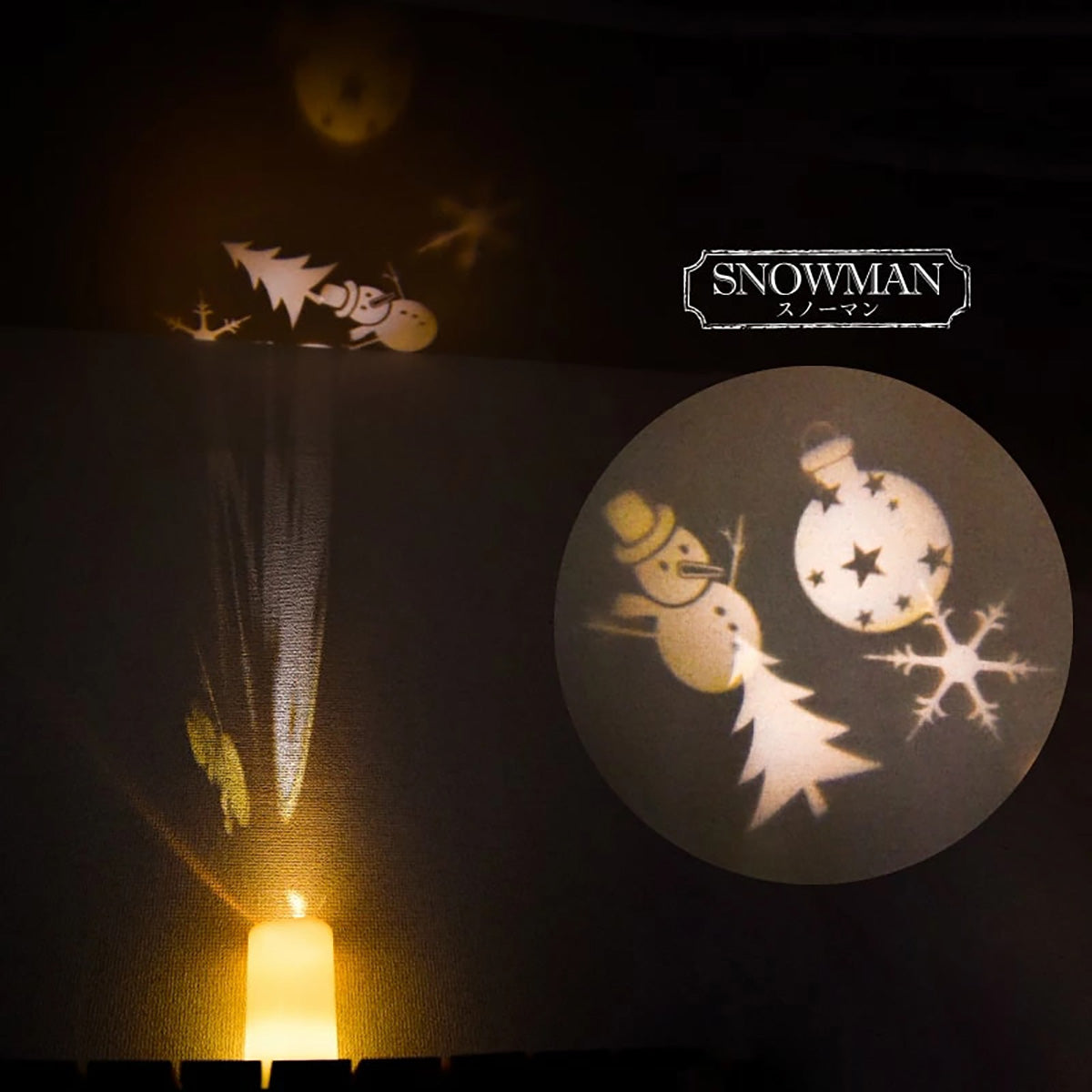 LUFINE ルフィネ 007 スノーマン LED キャンドルライト アロマキャンドル 電池式 ledキャンドル リモコン タイマー付き ゆらぎ ティーライト ろうそく ナチュラル 誕生日 クリスマス おしゃれ