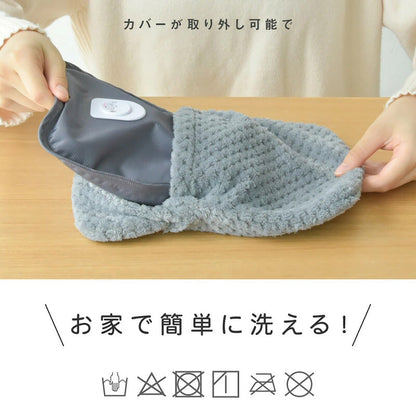 エネタンポ 電気式湯たんぽ 充電式 コードレス あったかグッズ 防寒グッズ 繰り返し使える チャコール