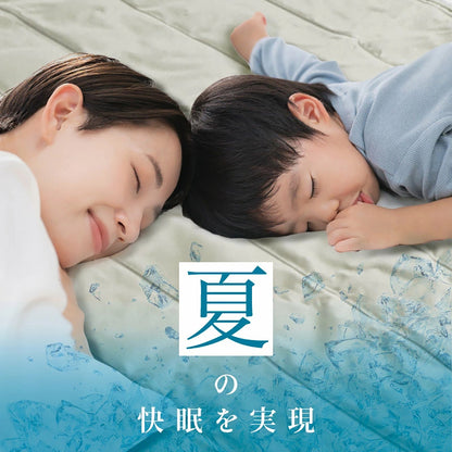 冷却ジェルマット L 冷感マット ひんやりマット 夏用寝具 熱中症対策 瞬間冷却 −10℃ ベッドマット ソファマット ペット用マット 折りたたみ 撥水素材 くすみカラー 快眠グッズ クールジェル 猛暑対策 アイスグレー