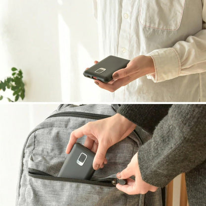 バッテリー ブラック モバイルバッテリー 急速充電対応 見える化ディスプレイ搭載 10000mAh 小型軽量モバイルバッテリー
