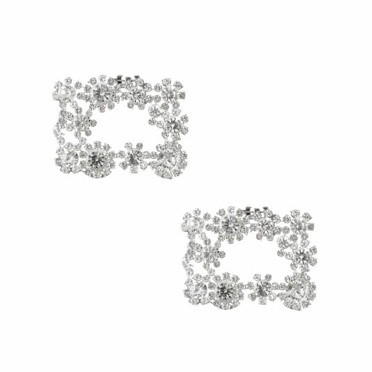 シューズクリップ antoinette パンプスアクセサリー シューズアクセサリー 靴飾り パンプス フォーマル セレモニー 結婚式 入学式 卒業式 入園式 卒園式 授業参観 学校行事 通勤 オフィス レディース ママ プレゼント ギフト おしゃれ かわいい キラキラ 高見え シルバー ブラック 痛くならない 外れにくい カーブ設計 簡単装着 パーティー 冠婚葬祭 付け替え イメージチェンジ コスパ スリッパ