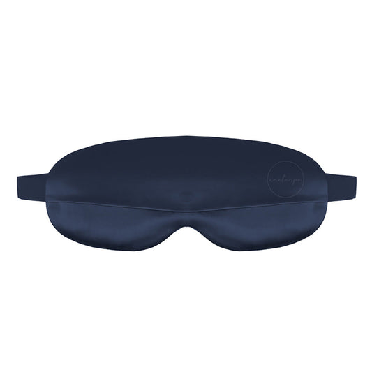 ENETANPO シルク グラフェン アイマスク USB加熱式 3段階温度 30分自動オフ 洗えるカバー 軽量 ミッドナイト