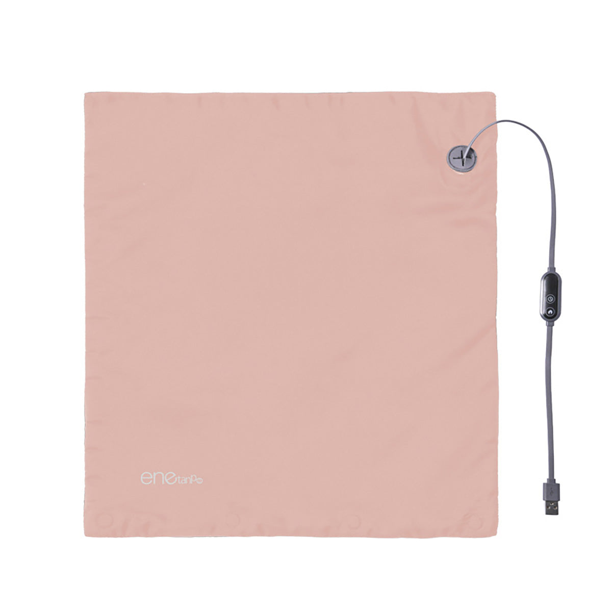 ENETANPO USB シートヒーター 超薄型 2mm 軽量 約90g 3段階温度 タイマー付 マグネット着脱 専用ケース付 ピンク