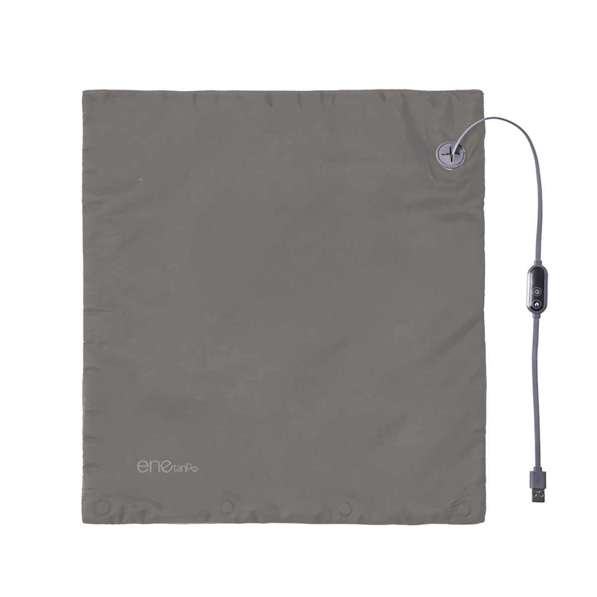 ENETANPO USB シートヒーター 超薄型 2mm 軽量 約90g 3段階温度 タイマー付 マグネット着脱 専用ケース付 グレー
