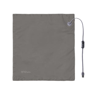 ENETANPO USB シートヒーター 超薄型 2mm 軽量 約90g 3段階温度 タイマー付 マグネット着脱 専用ケース付 グレー