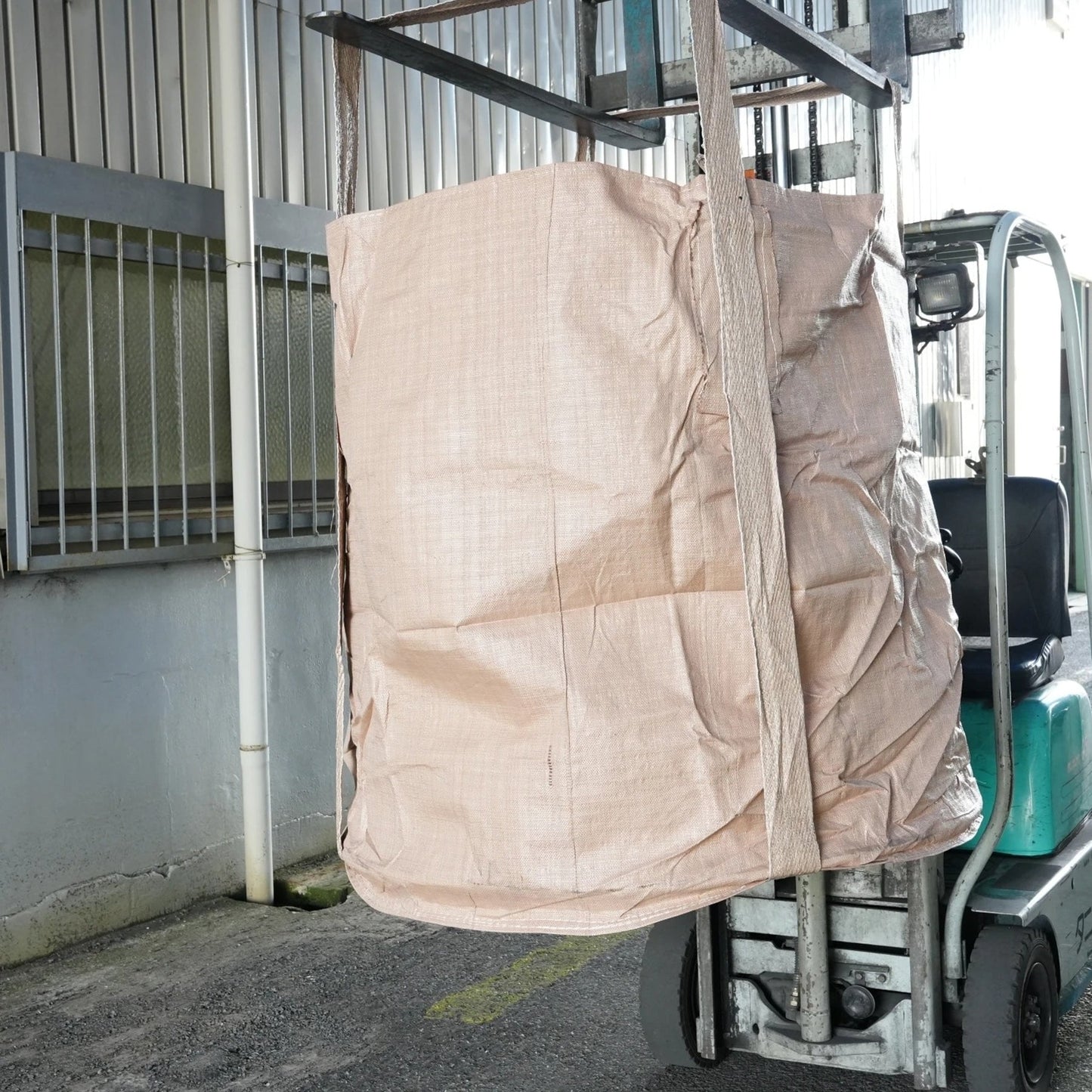 フレコンバッグ丸形　上部きんちゃく軽量タイプ　φ1100×H1250mm　10枚セット