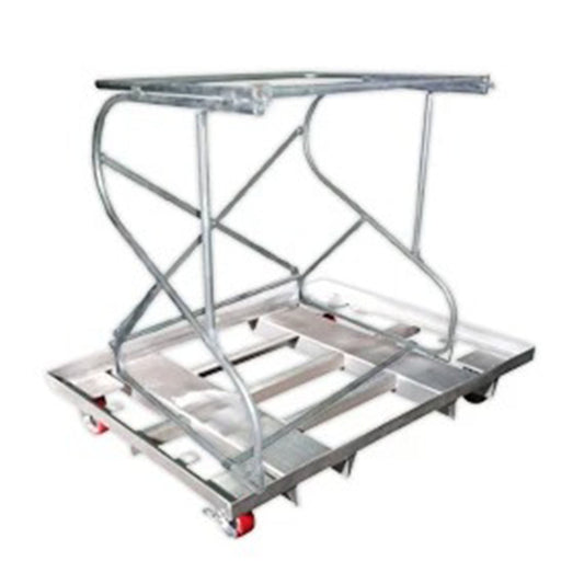 フレコンバッグ　キャスター付き台車　容量1.0m³　1150×1150×1200mm