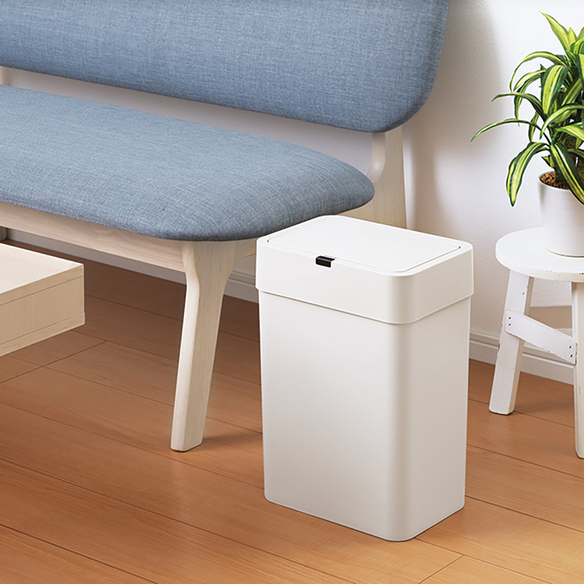 センサー式 ごみ箱 15L M ホワイト